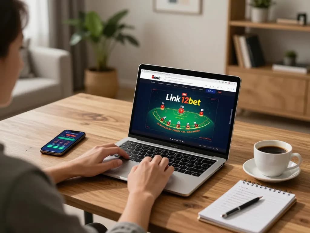 Tham gia trang web Link 12bet trong khi chơi game trên máy tính xách tay trong không gian ấm cúng tại nhà