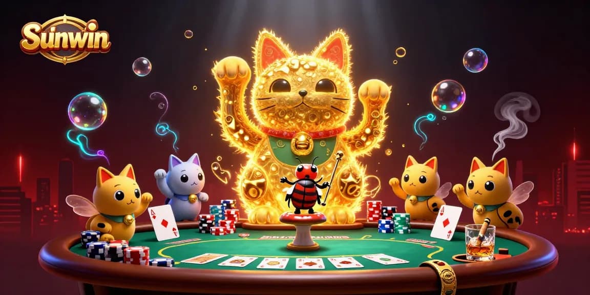 Engage in thrilling gameplay with Sunwin's vibrant and enchanting casino elements.