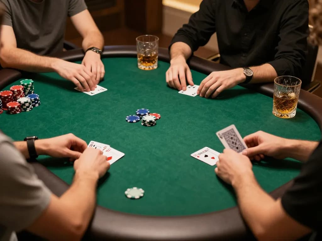 cm88 players enjoying an exciting poker night with strategic moves and keen decisions