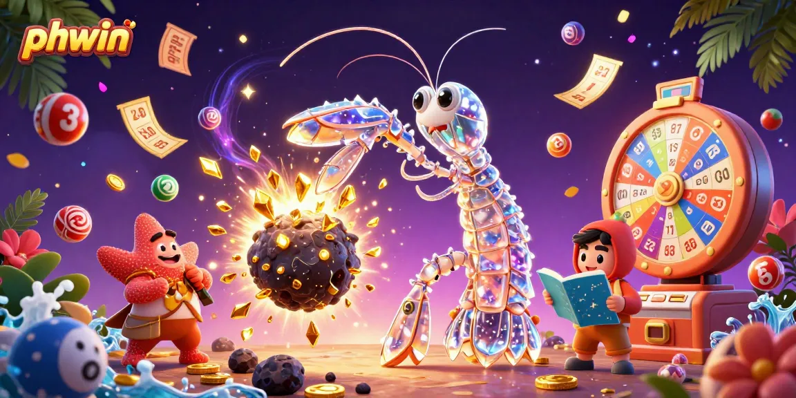 Experience the thrill of phwin as galactic characters celebrate with lottery games and dynamic prizes.