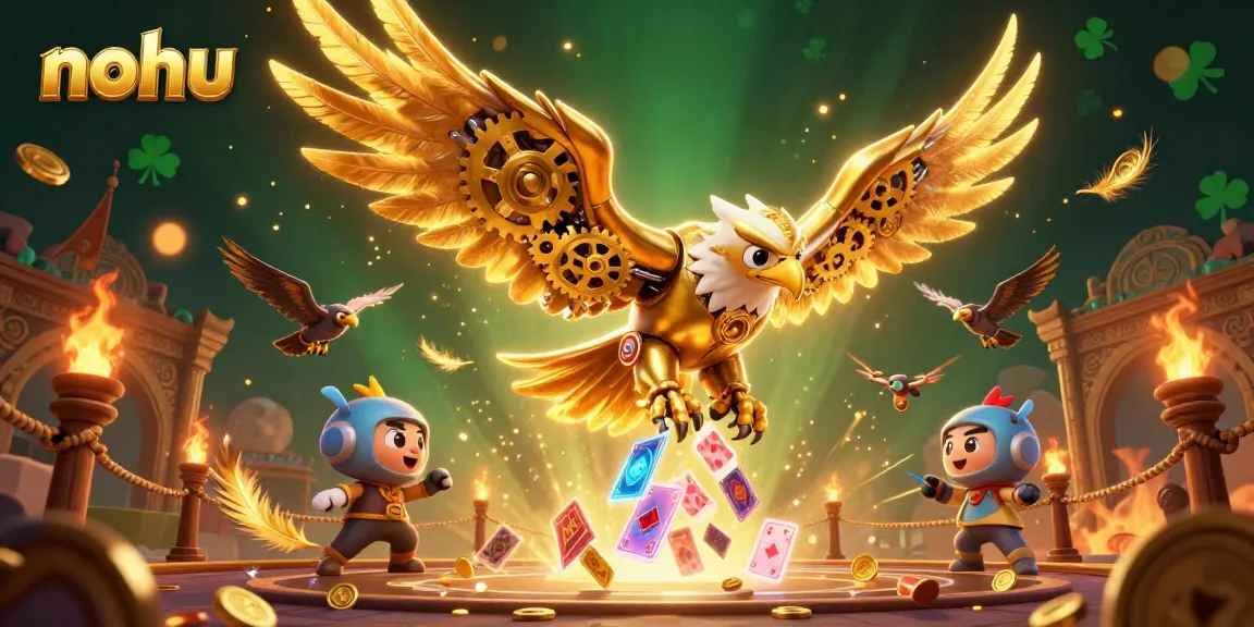 Engage with the thrilling nohu gaming experience in this captivating 3D illustration.