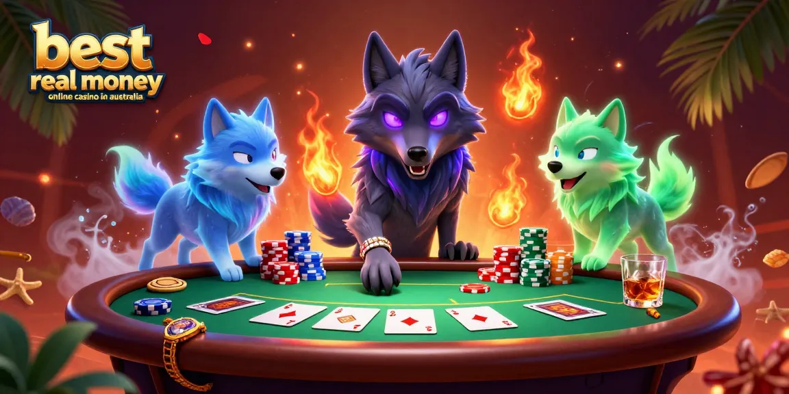 Experience the vibrant gameplay at the best real money online casino in Australia featuring dynamic poker elements.
