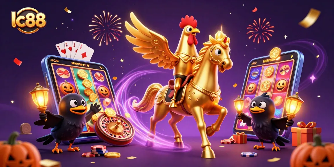 Experience thrilling slots with lc88 in a vibrant casino scene full of action and excitement.