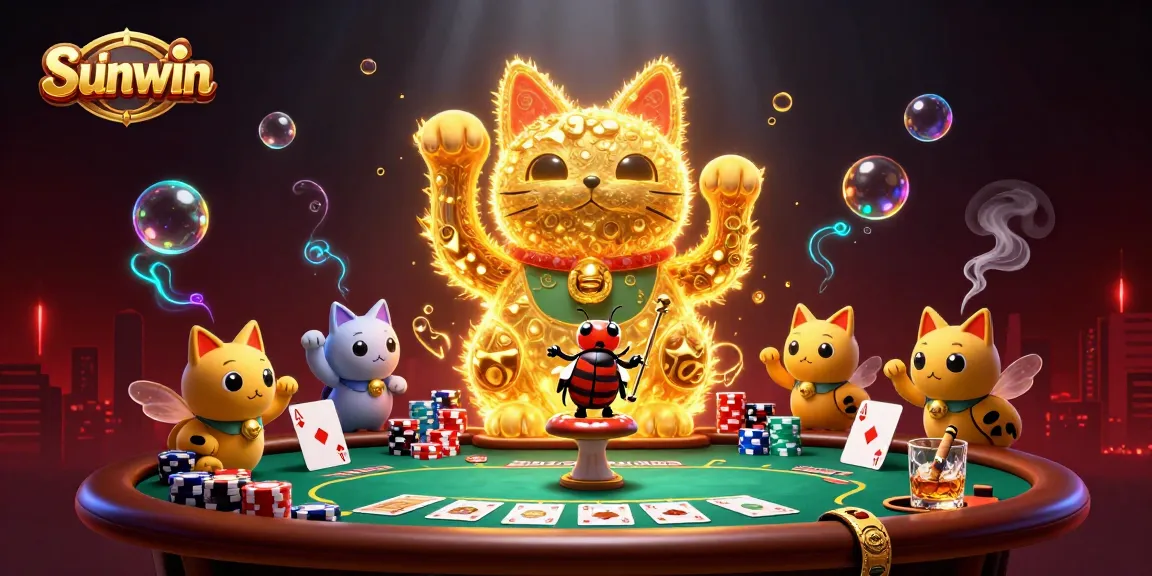 Engage in thrilling gameplay with Sunwin's vibrant and enchanting casino elements.