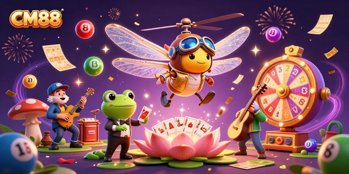 Experience the excitement of CM88 with vibrant casino elements and dynamic action!