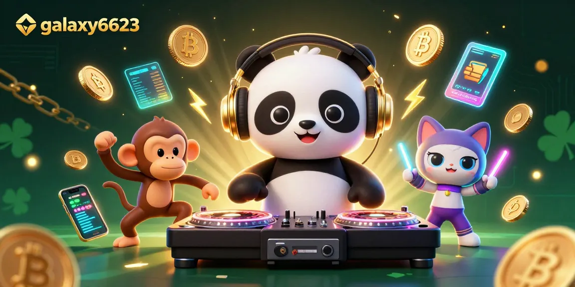 Engage with galaxy6623's vibrant casino world featuring characters and immersive game elements.