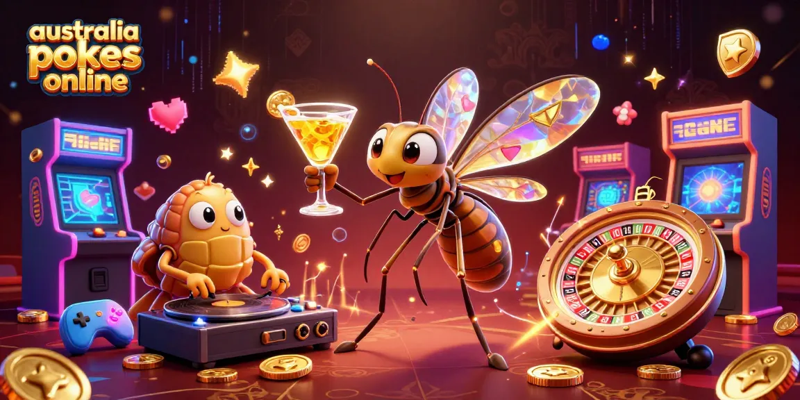 Experience australia pokies online with vivid casino characters and interactive game elements